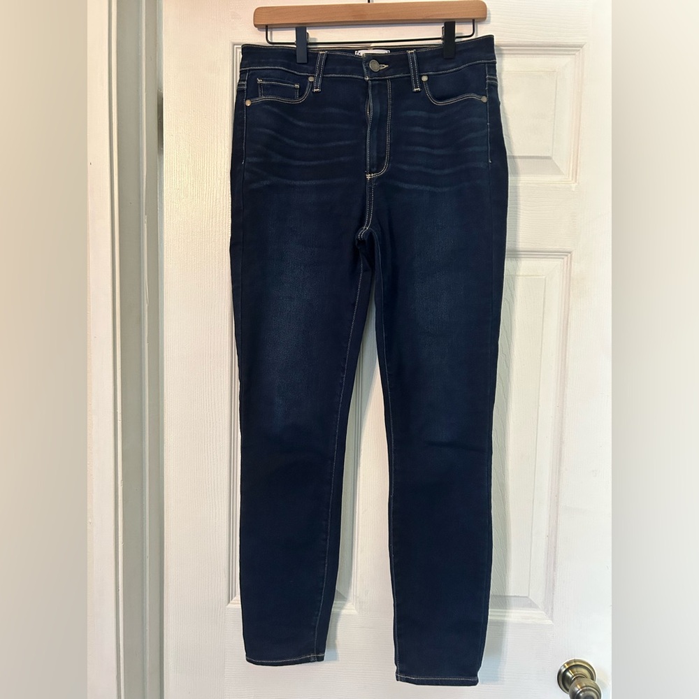 PAIGE Verdugo Dark Blue Skinny Jeans